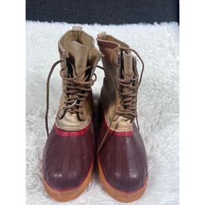Vintage Yukon Boots Mens Size 12 Rubber Duck Waterproof Steel Shank 90s
